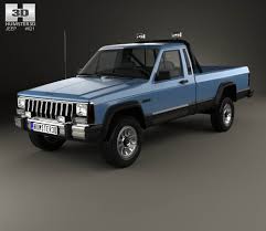 3d Model Of Jeep Comanche Mj 1984 Jeep Jeep Pickup Comanche