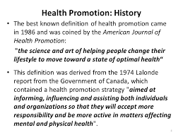 For some of us, staying glued to our twitter feeds or news outlet of choice has become something of an obsession — so much so that there's a new word to describe th. Health Promotion History And International Efforts Ppt Video Online Download