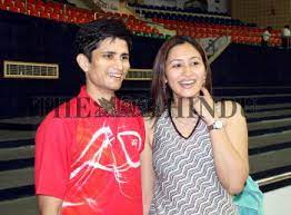 Indian Badminton Player Chetan Anand With His Wife Jwala Gutta After Pulling Off An The Hindu Images Chetan anand buradagunta born july 8 1980 is a badminton player from india chetan anand was a four time national badminton champion in 2004 2007 2008 an. indian badminton player chetan anand with his wife jwala gutta after pulling off an the hindu images
