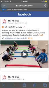 Air Hockey With Pool Noodles In 2020 Air Hockey Gym Flooring Pool Noodles