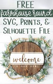 Download a free craft room storage label svg file to organize the craft room of your dreams! Welcome To Our Home Svg Silhouette File Print Perfect For Rounds Cricut Craft Room Diy Farmhouse Decoration Cricut Crafts
