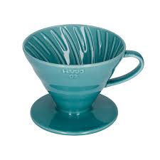 Simple and sleek, the hario coffee dripper v60 is designed in white ceramic and produces an excellent cup of coffee. Hario V60 02 Ceramic Coffee Dripper Turquoise Green Coffeedesk