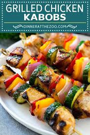 Grilled Chicken Kabobs Recipe Chicken And Vegetable Kabobs Grilled Chicken Skewers Grilling C Chicken Kabob Recipes Grilled Chicken Kabobs Chicken Kabobs