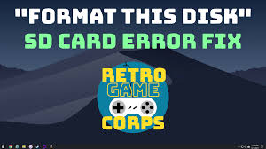 If your memory card or usb drive is showing the file system is raw this means the partition is corrupt or missing. Fix The Format Disk Windows 10 Error Emuelec Arkos 351elec Retro Game Corps