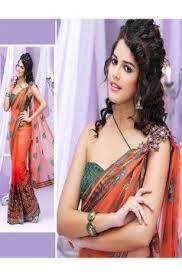 Http Rajasthanispecial Com Index Php Womens Collection Sarees Shaded Peach Net Saree Html Net Saree Saree Women