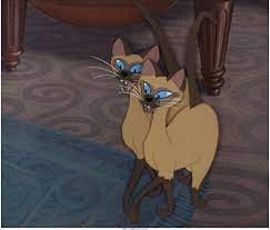 Lady And The Tramp Si And Am Production Cel Setup Walt Disney 1955 Lady And The Tramp Retro Disney Disney Cats