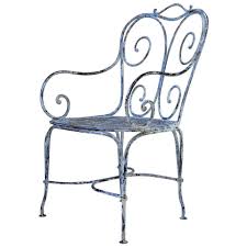 Large Wrought Iron Chair France Circa 1900 Wrought Iron Chairs Iron Chair Wrought Iron