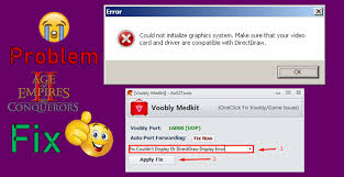 Could Not Initialize Graphics System Age Of Empires 2 Fix Age Of Notes