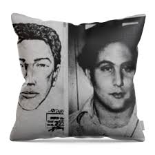 Son of Sam David Berkowitz Mug Shot And Police Sketch Throw Pillow by Tony  Rubino