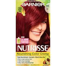 Garnier Nutrisse Nourishing Color Creme Gray At Home Hair Color Dyed Red Hair Nourishing Hair