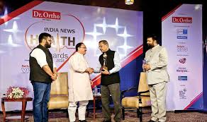 Dr Naresh Trehan Receives The Lifetime Achievement Award From Union Health Minister J P Nadda In The Presence Of Kartike India News Lifetime Achievement Award