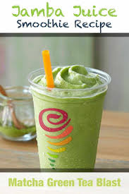 Jamba Juice Matcha Green Tea Blast Smoothie Recipe Recipe Matcha Green Tea Recipes Jamba Juice Jamba Juice Recipes