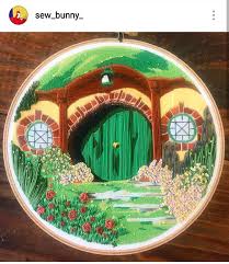 I Was Floored By This Amazing Art By Sew Bunny On Insta Embroidery Embroidery Wall Art Embroidery Embroidery Art