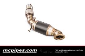 It is instrumental in moving the exhaust gases through the system as efficiently as the average downpipe has at least one restrictive catalytic converter. Mcpipes Downpipe Bmw 1er F20 3er F30 1 6 N13