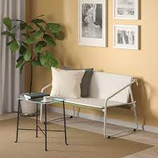 L 120 x l 195 cm. Ingmarso Divano A 2 Posti Da Interno Esterno Bianco Verde Beige 118x69x69 Cm Ikea It