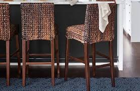 pottery barn seagrass bar stools arie