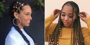 If big cornrows hairstyles is what you're after, these beautiful ghana braids braided into a bun will tick the boxes for you. 12 Gorgeous Braided Hairstyles With Beads From Instagram Allure