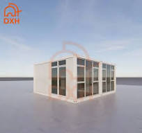 Dxh Customized Villa Dormitories Homes Factory Office Apartment ODM  Demountable Container Prefab House