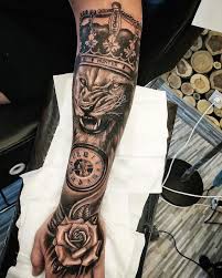 Lion Tattoo Meaning Lion Tattoo Ideas For Men And Women With Photos Badass Tattoos Tattoos For Guys Badass Forearm Tattoo Men