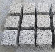 Hot Sale Chinese G603 Granite Cube Stones, White Granite Paving Cobble  Stones