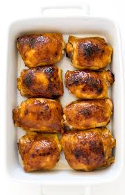 Baked Honey Mustard Chicken Thighs Chef Savvy Recipe Honey Mustard Chicken Thighs Mustard Chicken Chicken Thights Recipes