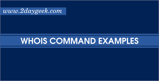 Whois A Cli Tool To Check Information About Ownership Of A Domain Name And Ip Address Ip Address Informative Domain