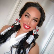 3" Glass Beaded Thunderbird Rosette Medallion Tribal Regalia Beadwork Craft  9C