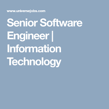 Senior Software Engineer Information Technology Software Engineer Information Technology Marketing Jobs