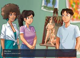 The prologue is a quick and compulsory introduction to the gameplay on the first day; Art Class Miss Ross Summertime Saga Wiki Guide Ign
