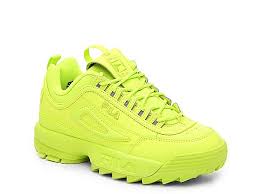 Black And Lime Green Shoes Women Disruptor Ii Premium Sneaker Women S Neon Green Neon Shoes Neon Sneakers Green Shoes Outfit