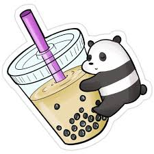 Apalagi dengan warnya yang beragam, membuat hati senang saat kamu membuka gadget. Panda Tea Sticker By Paula Stark Boneka Hewan Kartu Lucu Kartun