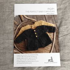 I was told that if you increase your needle to 4.5 mm the pattern increases by one size. Pop The Perfect Baby Cardigan The Woolly Thistle