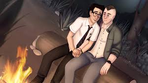 Fan art] David x Dwight Valentines day : rdeadbydaylight