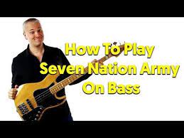 How To Play Seven Nation Army On Bass Youtube Seven Nation Army Bass National