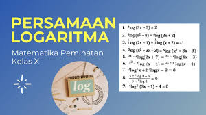 Check spelling or type a new query. Persamaan Logaritma Matematika Peminatan Kelas 10 Youtube