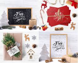 Set Of Free Christmas Mockup Free Christmas Christmas Time Christmas Designs