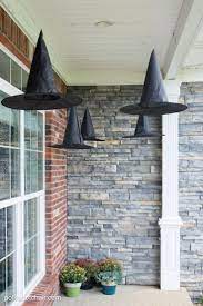 Diy Floating Witch Hat Luminaries Polka Dot Chair Halloween Porch Halloween House Halloween Outside