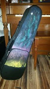Galaxy Painted Violin Case Violin Art Violin Case Violin Design