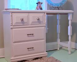 Grab this super convenient i'll go through the exact process that i did to turn a desk into nightstands. Upcycle An Old Desk Into A Vanity Create And Babble