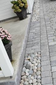 Aaltvedt Alle Belegningsstein Avsluttet Med Aaltvedt Dekorstein Garden Paving Backyard Landscaping Garden Design