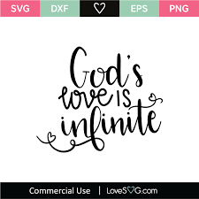 Download God S Love Is Infinite Svg Cut File Lovesvg Com
