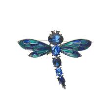 Ghd platinum+ styler in cobalt blue. Blue Gem Crystal Dragonfly Hair Clip And Brooch Tegen Accessories