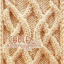 Color block infinity scarf free knitting pattern. Cable Scarf Pattern 02 Twin Celtic Cable Knitting Patterns
