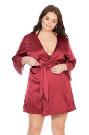 I Am The Luckiest Satin Robe In Merlot Lotus Blooms Lotus Blooms