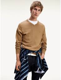 Sweaters for men can either take a conventional route with neutral shades such as camel, charcoal grey or navy blue. Mens Camel V Neck Shop The World S Largest Collection Of Fashion Shopstyle