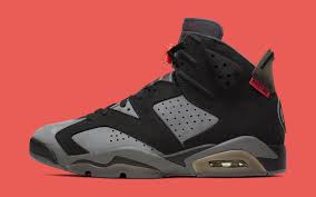 The air jordan 6 psg comes covered in a simple color scheme of iron grey, infrared 23, and black with iron grey and black particularly adorn the nubuck c. Air Jordan 6 Retro Psg Iron Grey Infrared 23 Black Ci4072 001 Release Date Sole Collector