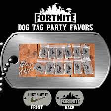 Fortnite Dog Tag Party Favors Fortnite Birthday Party Favor Fortnite Birthday Party Fortnite Birthday Party Favors Shopkins Party Decorations Shopkins Party