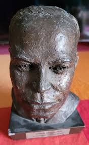 Inge Hardison, 1914-2016, Portrait Bust of Charles Drew African American
