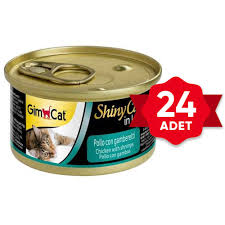 Gimcat Shinycat Tavuk Ve Karidesli Joleli Konserve Kedi Mamasi 24x70 Gr