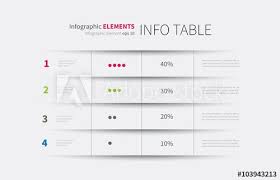 Infographics Table Background Modern Infographics Template Options Steps Rows Column Graph Infographic Business Infographic Vector Free